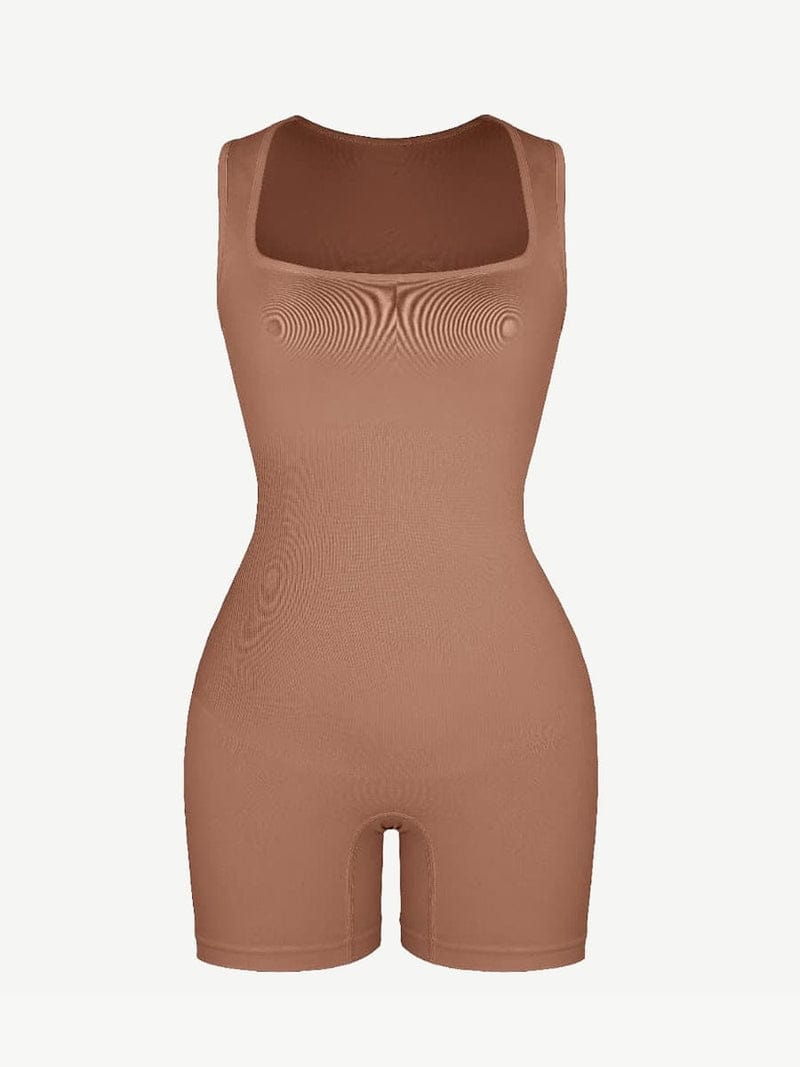 Square Neck Tummy Control Shaping Jumpsuit