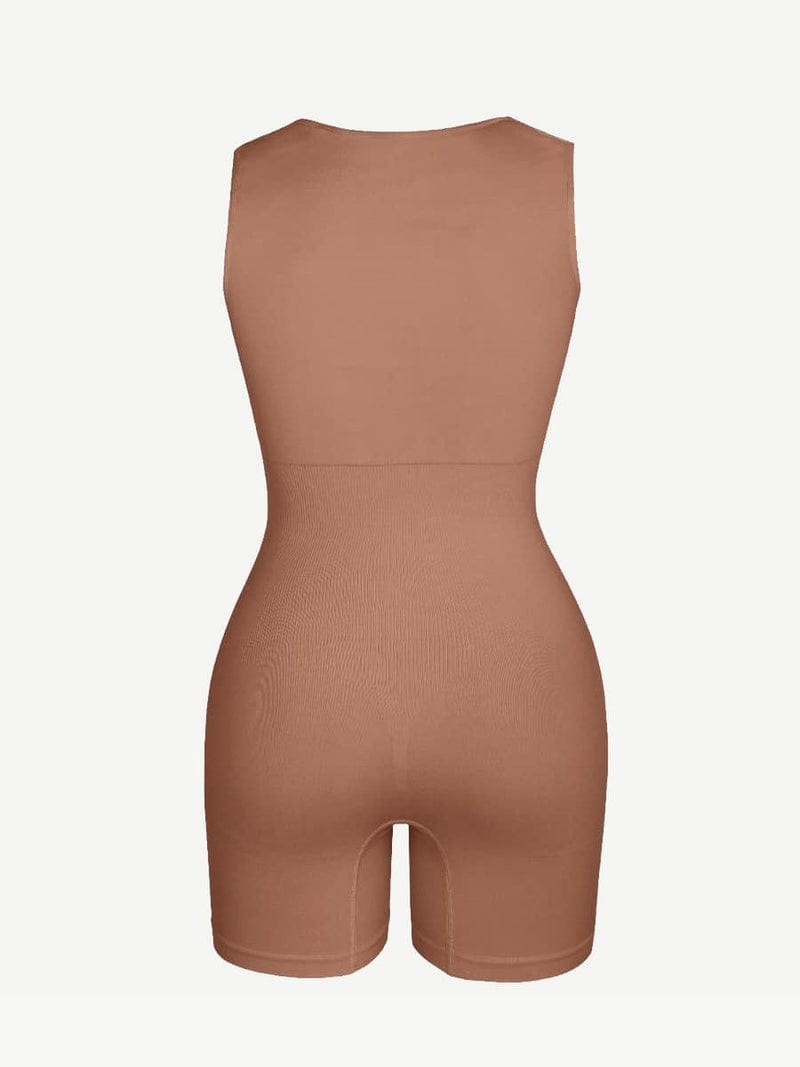 Square Neck Tummy Control Shaping Jumpsuit