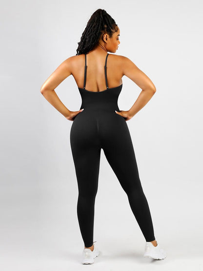 Stretchy Tummy Control Shaping Jumpsuit