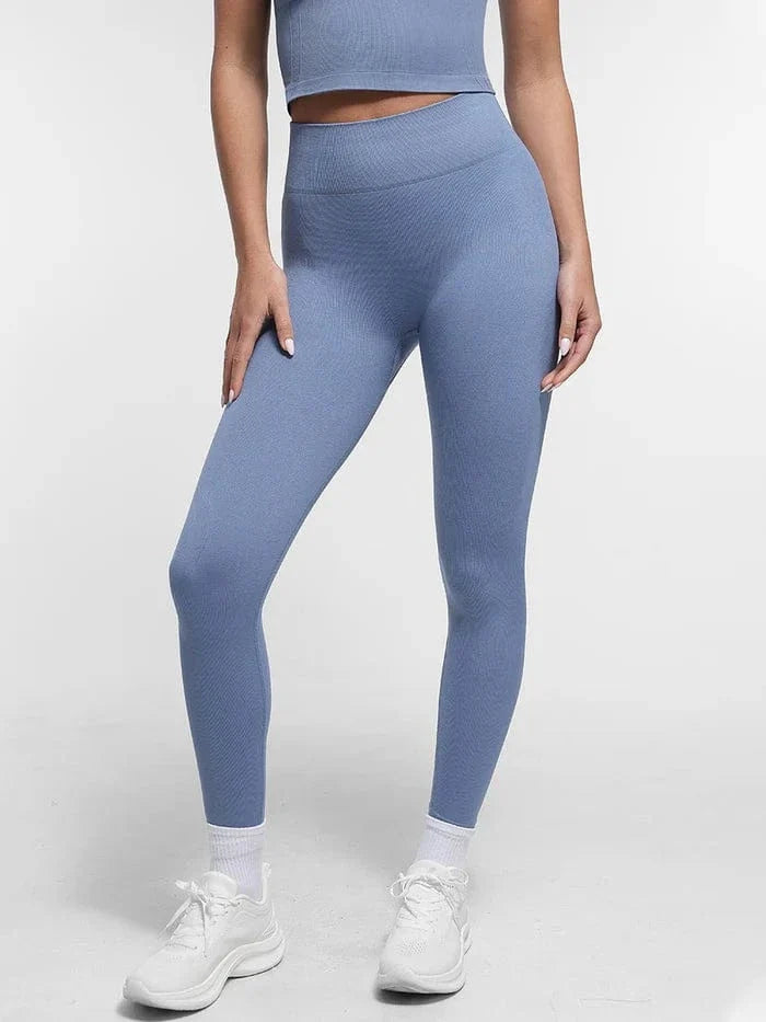 Seamless Bum Lift Double-Layer Shaping Sport Yoga Leggings