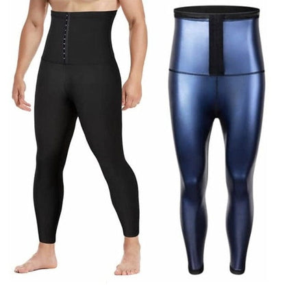Men's Sweat Sauna Body Shaper Waist Trainer Leggings
