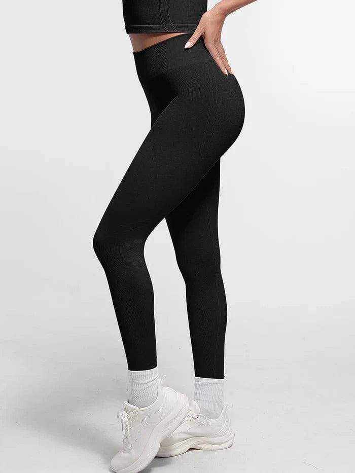 Seamless Bum Lift Double-Layer Shaping Sport Yoga Leggings