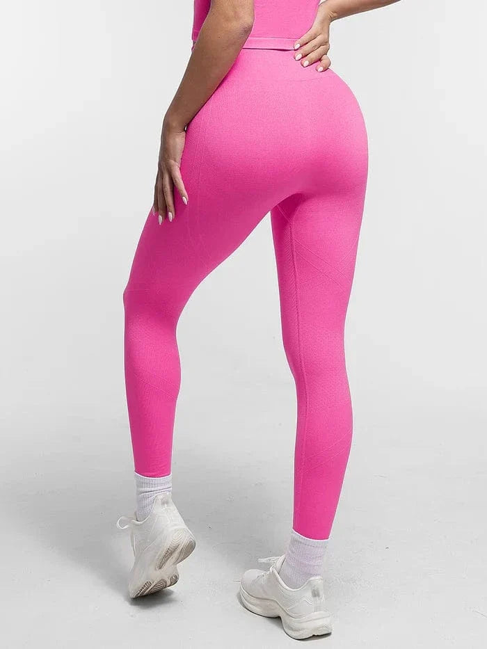 Seamless Bum Lift Double-Layer Shaping Sport Yoga Leggings