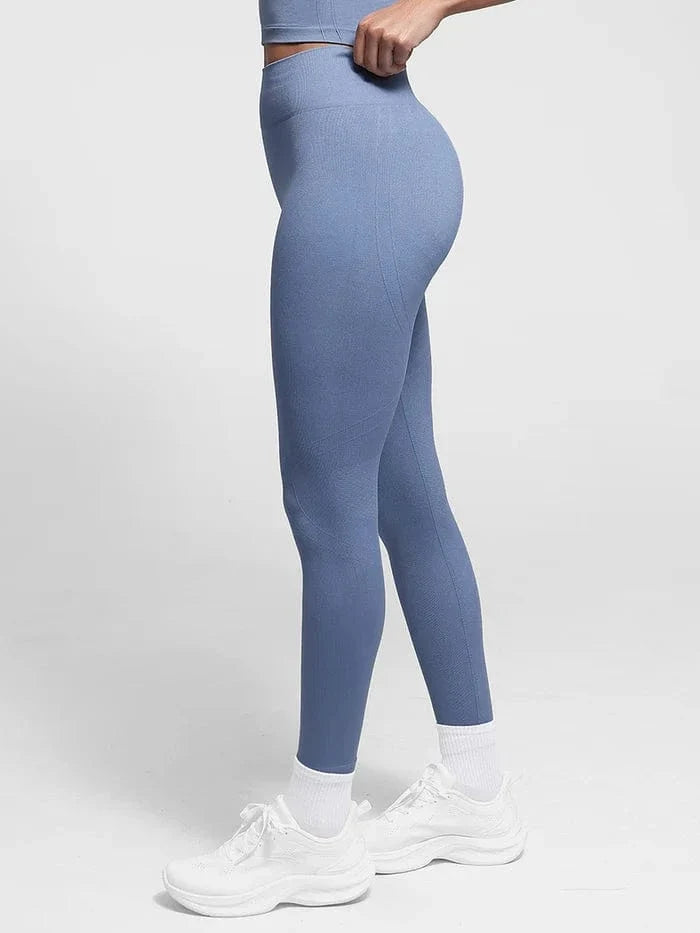 Seamless Bum Lift Double-Layer Shaping Sport Yoga Leggings