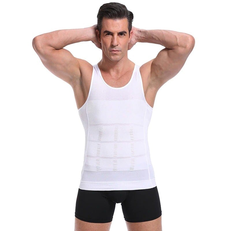 Men Seamless Slimming Abs Compression Body Shaper Corset Vest