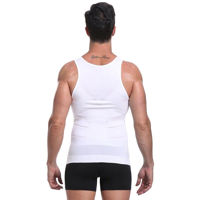 Men Seamless Slimming Abs Compression Body Shaper Corset Vest