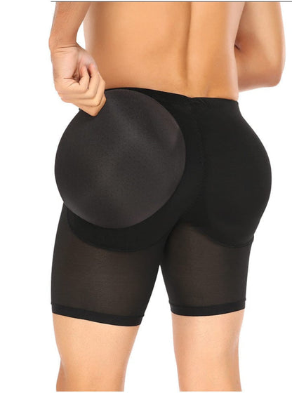 Men Hip Lifting Shapewear Compression Boxer Shorts