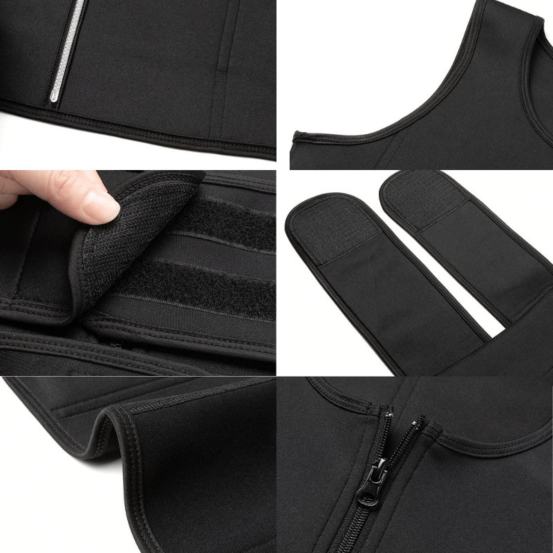 Men Slimming Compression Body Shaper Waist Trainer With Abdominal Belts