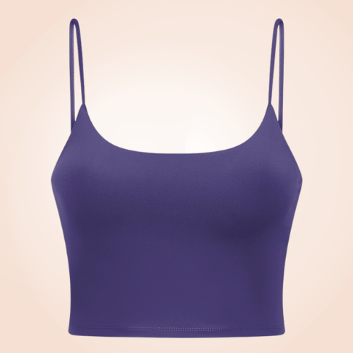 Padded Sports Fitness Bra Cami Basic Crop Top