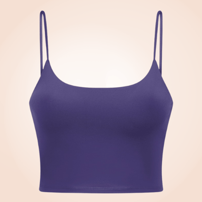 Padded Sports Fitness Bra Cami Basic Crop Top