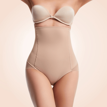 High Waist Underdress Panty Body Sculpting Shapewear Mesh Back Panty