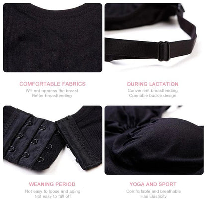 Women's Hands Free Pumping and Pump Insert Nursing Design Maternity Bra