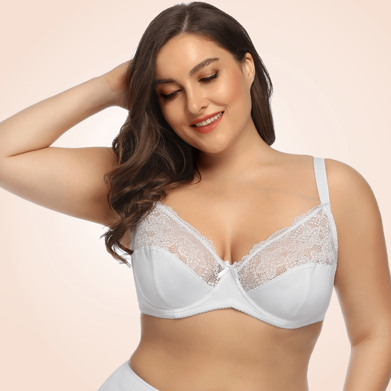 Plus Size Comfy Full Cup Mesh Bra