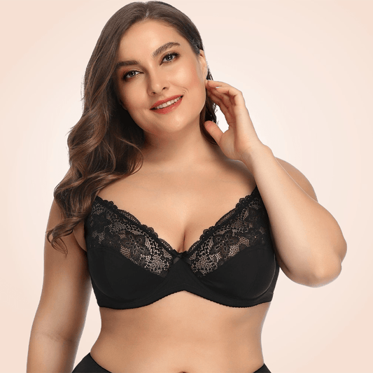 Plus Size Comfy Full Cup Mesh Bra