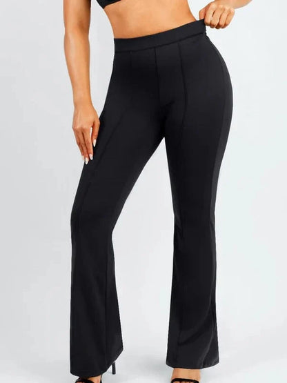 High-Waisted Flare Pants with Tummy Control and Leg Shaping