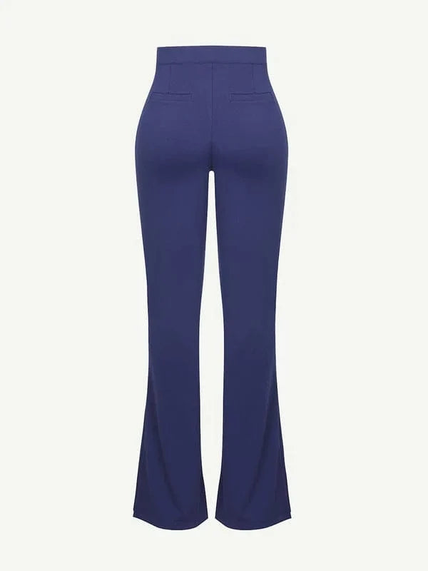 High-Waisted Flare Pants with Tummy Control and Leg Shaping