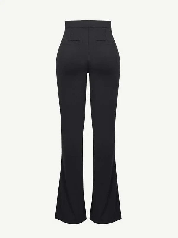 High-Waisted Flare Pants with Tummy Control and Leg Shaping