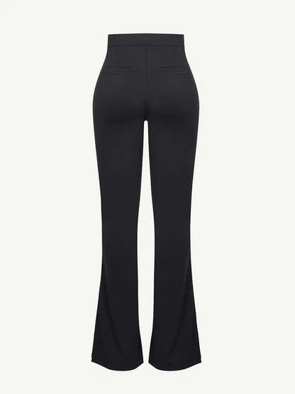 High-Waisted Flare Pants with Tummy Control and Leg Shaping