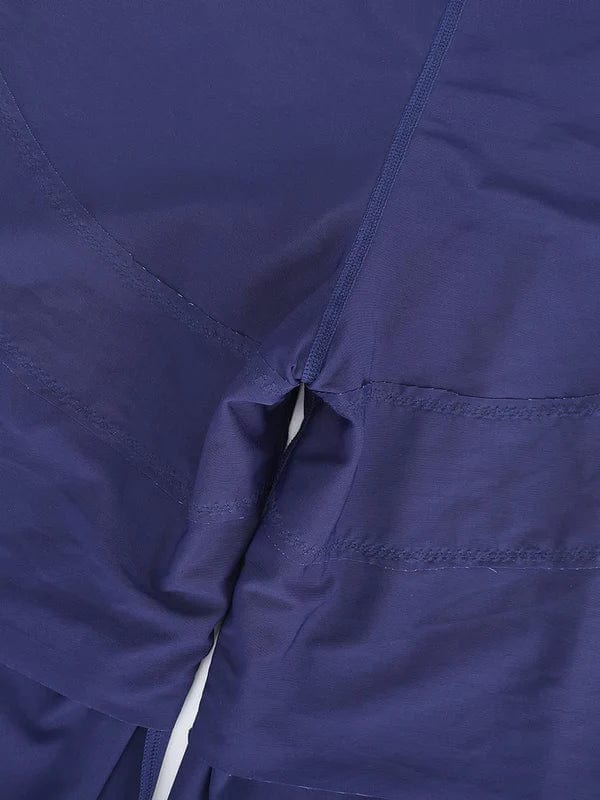 Women Straight Leg Pants with Built-In Shapewear Shorts