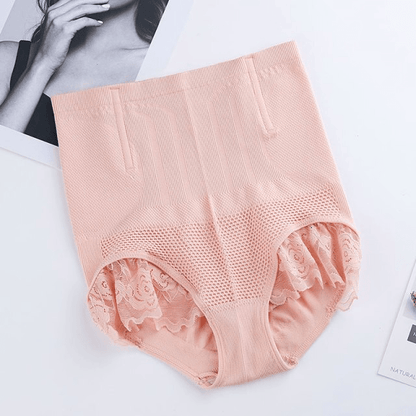 High-Waist Postpartum Support Tummy Control Lace Panty