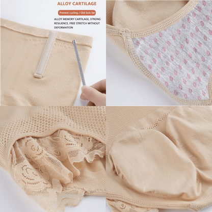 High-Waist Postpartum Support Tummy Control Lace Panty