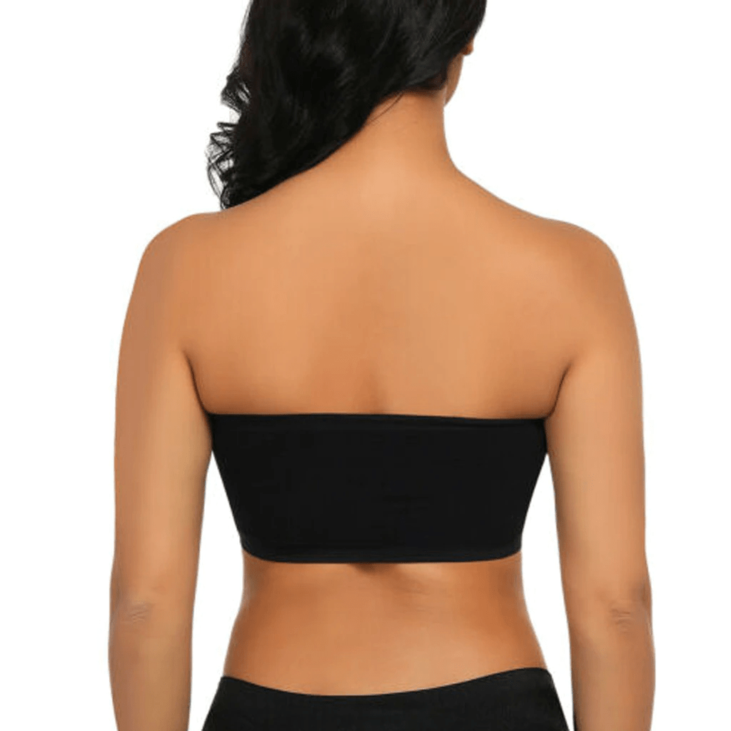 Seamless Bandeau Strapless Stretchy Bra