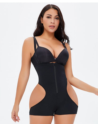 High Waist Tummy Control Shaper Shorts with Adjustable Shoulder Straps