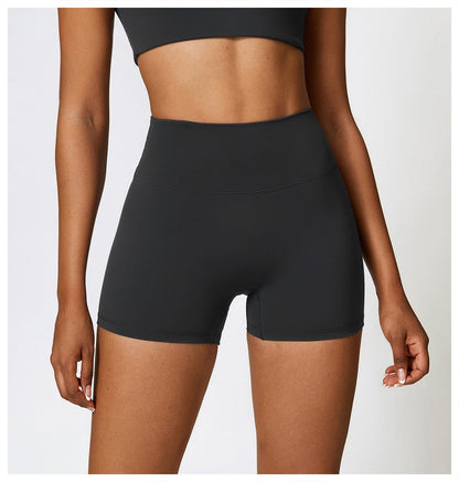 Seamless Fitness Gym Shaping Shorts High Waisted, Booty-Lifting, Squat-Proof Workout Shorts for Women