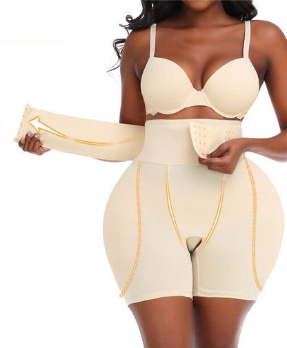 High Waist Trainer and Hip Lifting Shaper Shorts with Waist Band