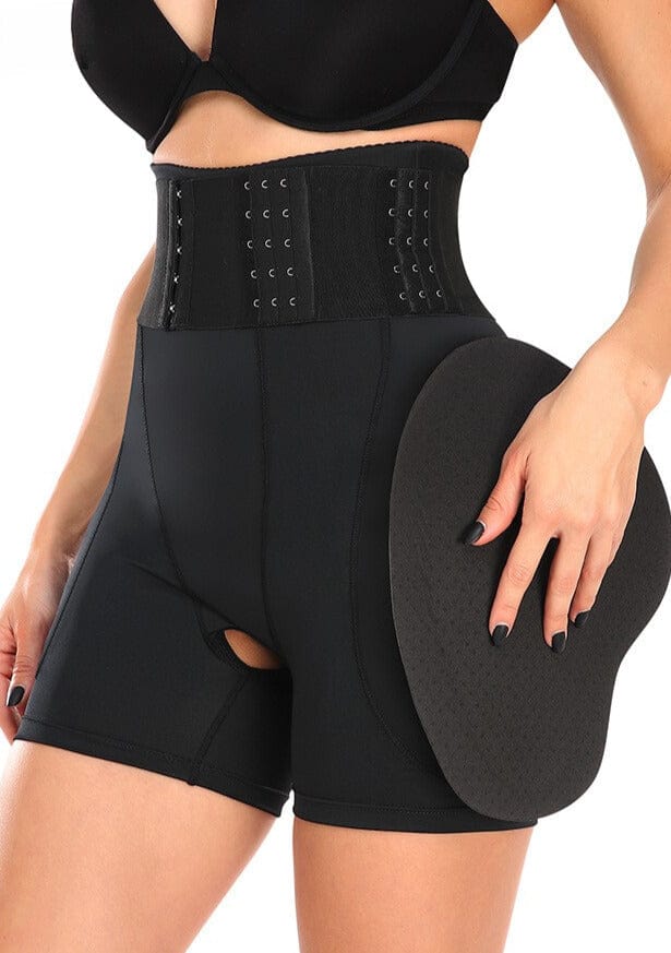 High Waist Trainer and Hip Lifting Shaper Shorts with Waist Band
