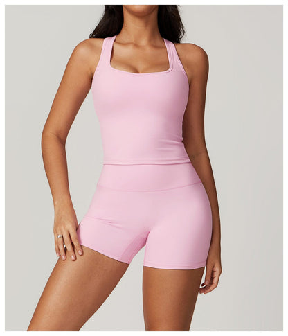 Seamless Fitness Gym Shaping Shorts High Waisted, Booty-Lifting, Squat-Proof Workout Shorts for Women