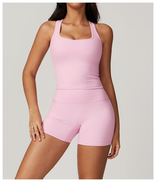Seamless Fitness Gym Shaping Shorts High Waisted, Booty-Lifting, Squat-Proof Workout Shorts for Women