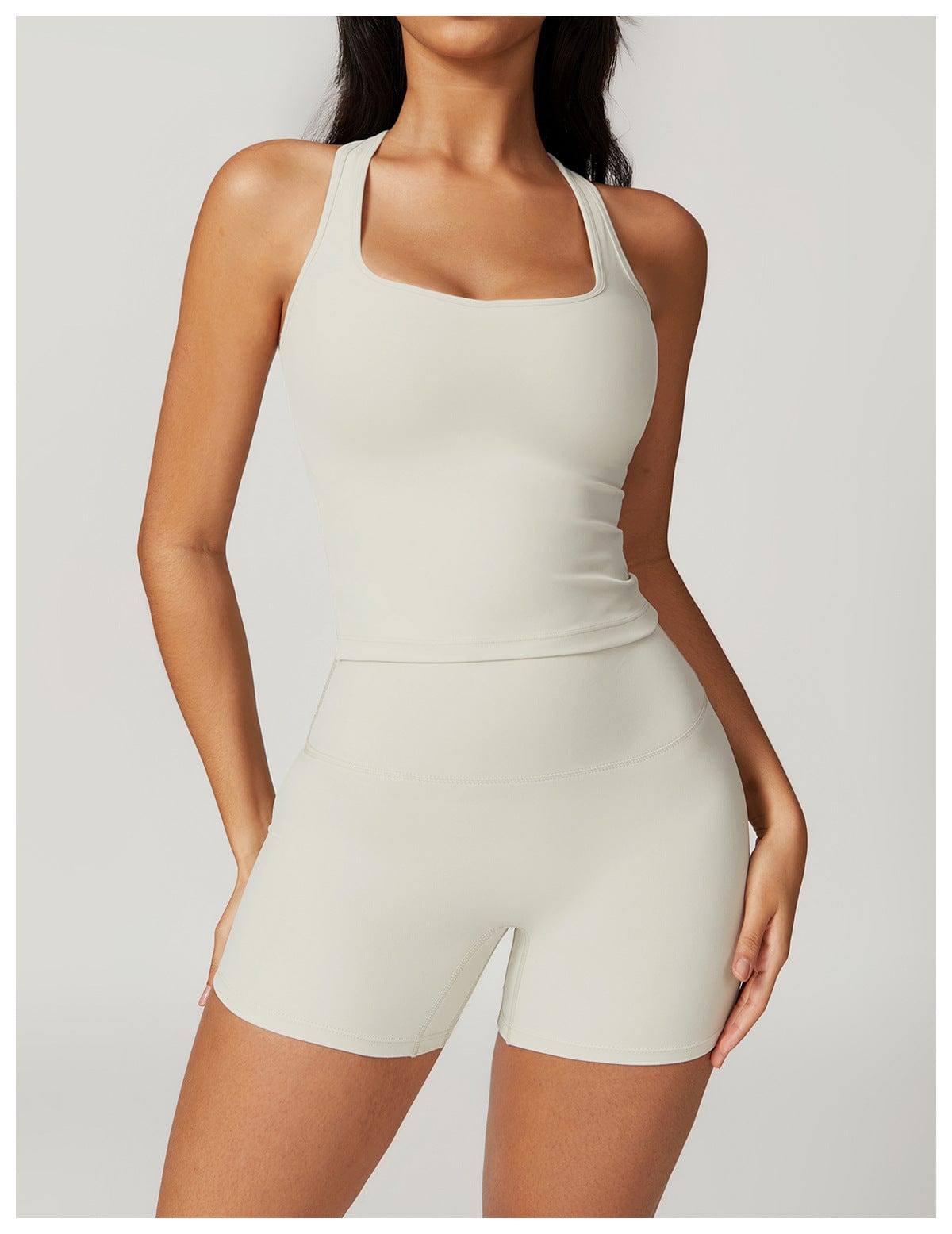 Seamless Fitness Gym Shaping Shorts High Waisted, Booty-Lifting, Squat-Proof Workout Shorts for Women