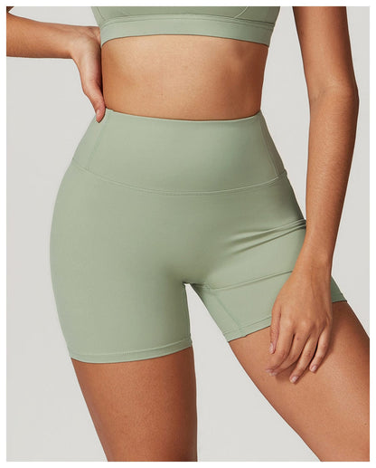 Women High Waist Hip Lifting Shapewear Gym Shorts