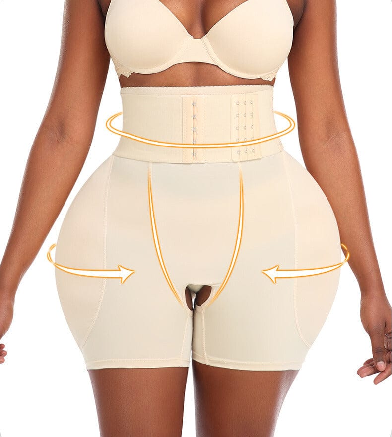 High Waist Trainer and Hip Lifting Shaper Shorts with Waist Band