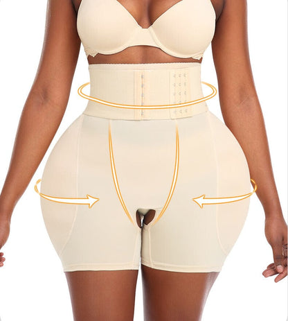 High Waist Trainer and Hip Lifting Shaper Shorts with Waist Band