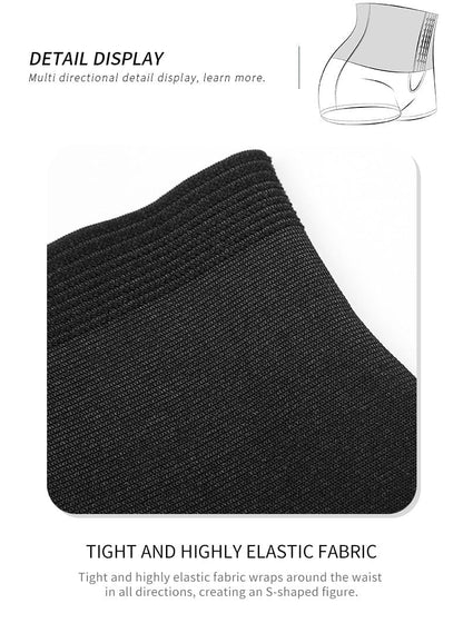 High Waist Trainer Shaping Shorts with Front Hook and Eye Closure