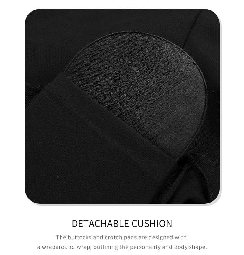 High Waisted Bum Lifter Shaping Shorts with Removable Hip Pads