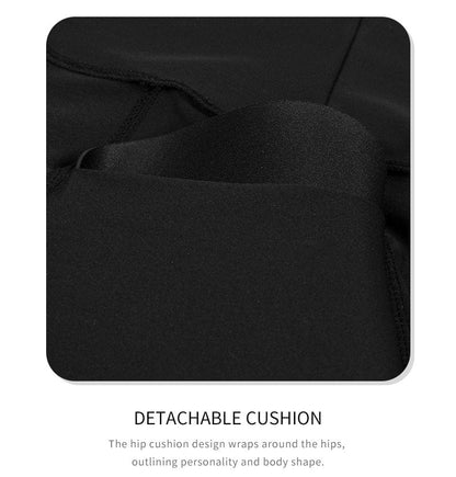 High Waisted Tummy Control Shaping Shorts with Removable Hip Pads