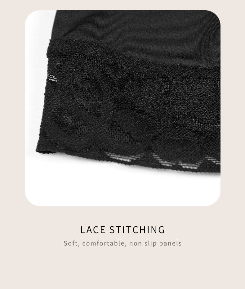 Lace Bum Lifter High Waist Trainer Shaper Shorts with Hip Pads
