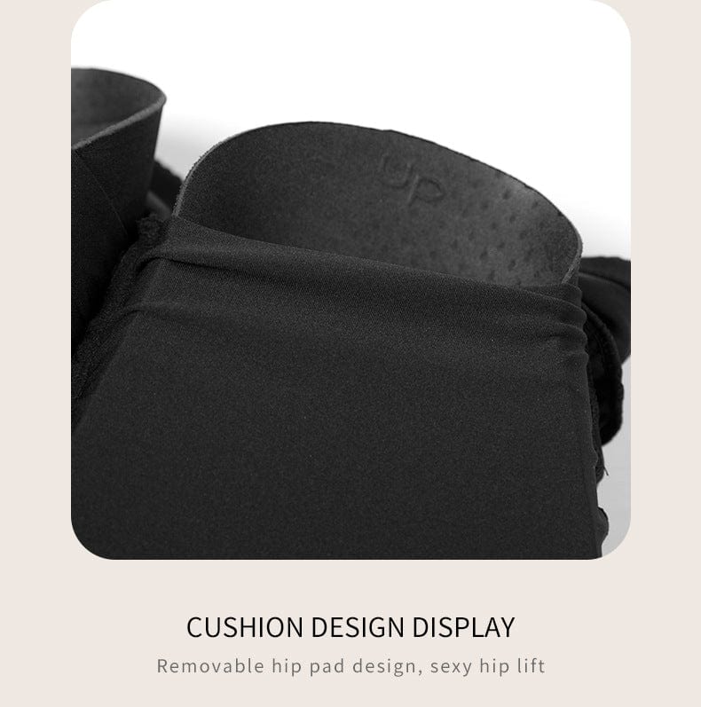 Lace Bum Lifter High Waist Trainer Shaper Shorts with Hip Pads