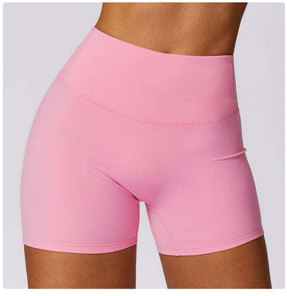 Women High Waist Hip Lifting Shapewear Gym Shorts