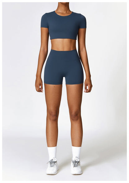 Seamless Fitness Gym Shaping Shorts High Waisted, Booty-Lifting, Squat-Proof Workout Shorts for Women