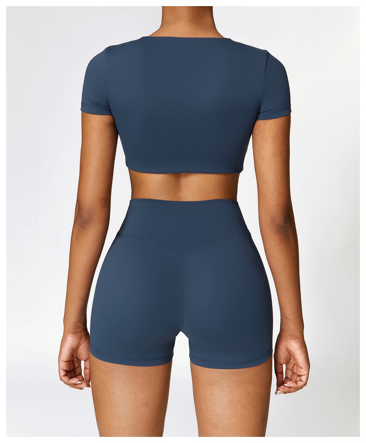 Seamless Fitness Gym Shaping Shorts High Waisted, Booty-Lifting, Squat-Proof Workout Shorts for Women