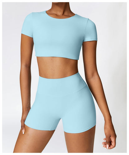 Seamless Fitness Gym Shaping Shorts High Waisted, Booty-Lifting, Squat-Proof Workout Shorts for Women