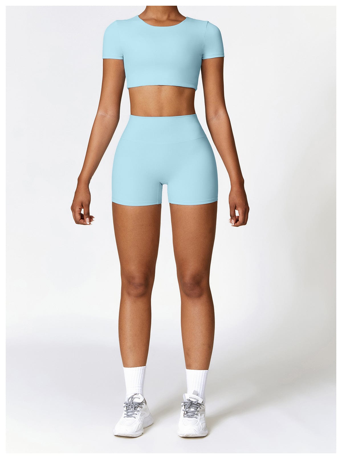 Seamless Fitness Gym Shaping Shorts High Waisted, Booty-Lifting, Squat-Proof Workout Shorts for Women