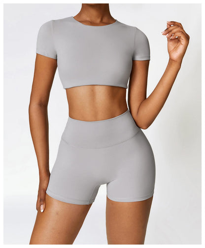 Seamless Fitness Gym Shaping Shorts High Waisted, Booty-Lifting, Squat-Proof Workout Shorts for Women