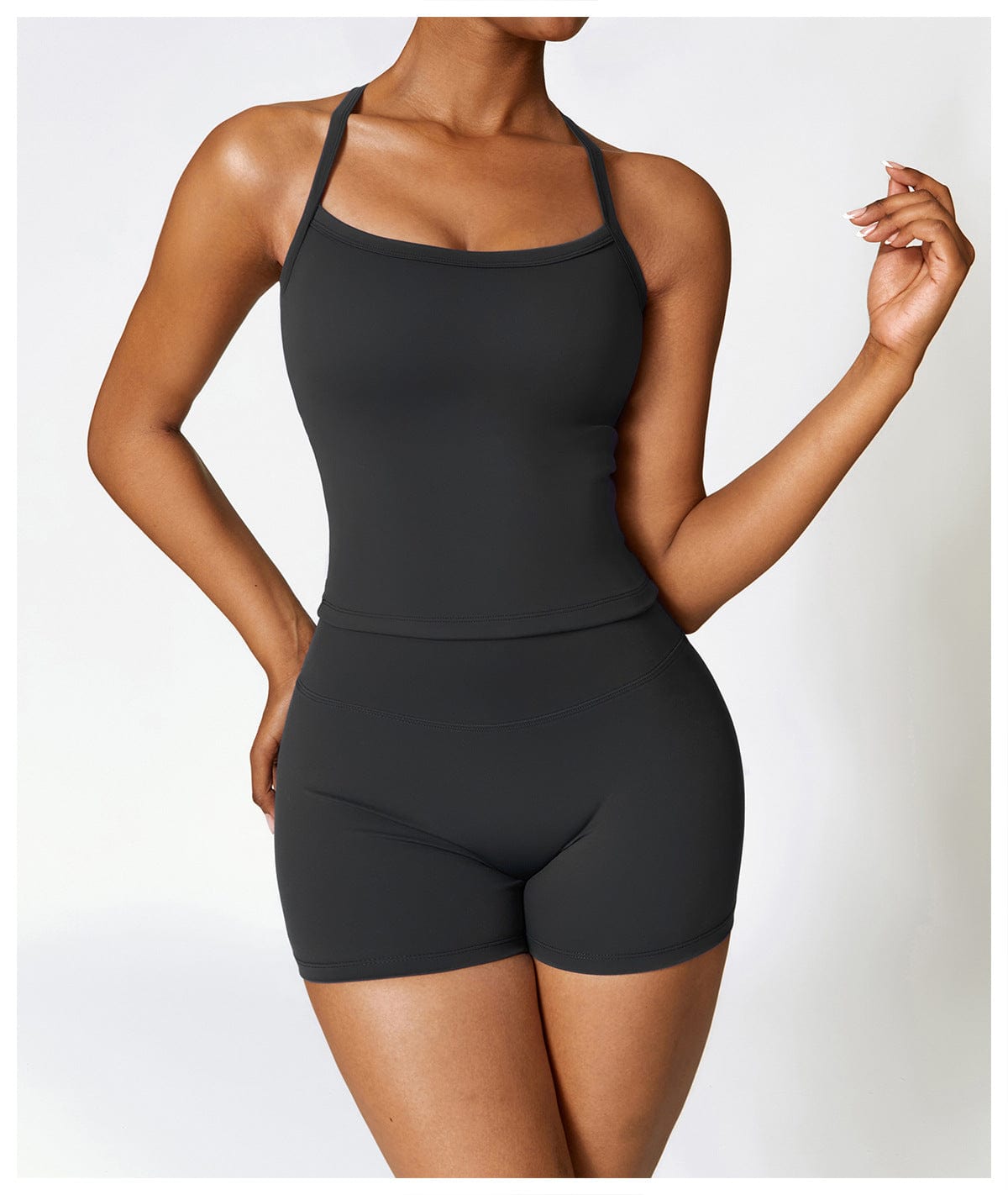 Seamless Fitness Gym Shaping Shorts High Waisted, Booty-Lifting, Squat-Proof Workout Shorts for Women