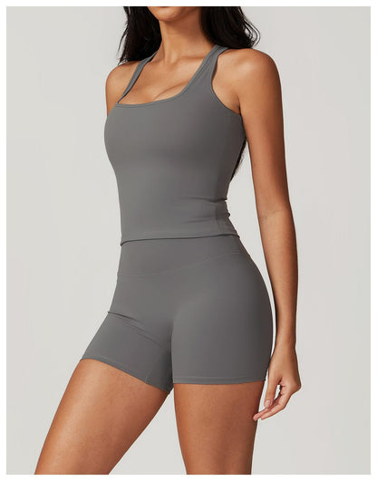 Seamless Fitness Gym Shaping Shorts High Waisted, Booty-Lifting, Squat-Proof Workout Shorts for Women