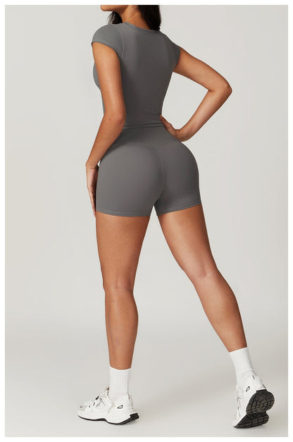 Seamless Fitness Gym Shaping Shorts High Waisted, Booty-Lifting, Squat-Proof Workout Shorts for Women